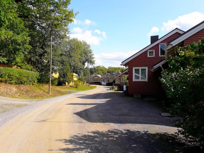 Laivateollisuuden asuinaluetta Pansiossa. (Kuva: Petri Pulli)