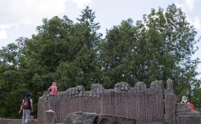 Kivilinna Seikkailupuistossa. (Kuva: Jenna Westerlund)