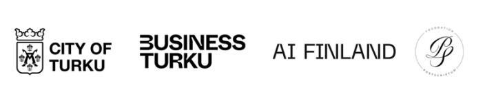 Turun kaupungin, Business Turun, AI Finlandin ja PS:n logot