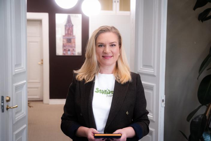 Henkilökuvassa Olga Palmeiro. (Kuva: Visit Turku Archipelago)