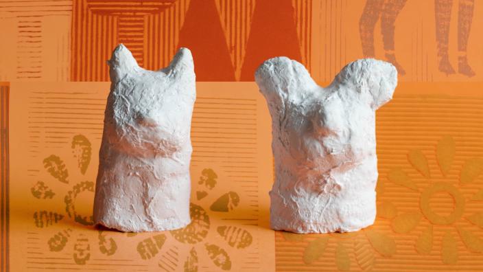 kipsiharsoteoksia (Kuva: Denisse Islas)