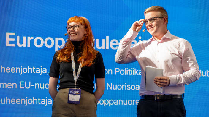 Eurooppa-foorumin 2026 Speaker's Corner kuva Hansakorttelista. (Kuva: Antero Lynne)