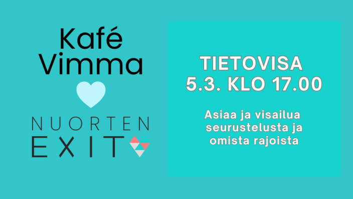 Kuvassa on infoa teematietovisasta. (Kuva: Turun kaupunki)