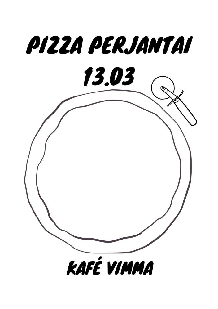 Kuvassa on pizza ja pizzaleikkuri. (Kuva: Turun kaupunki)