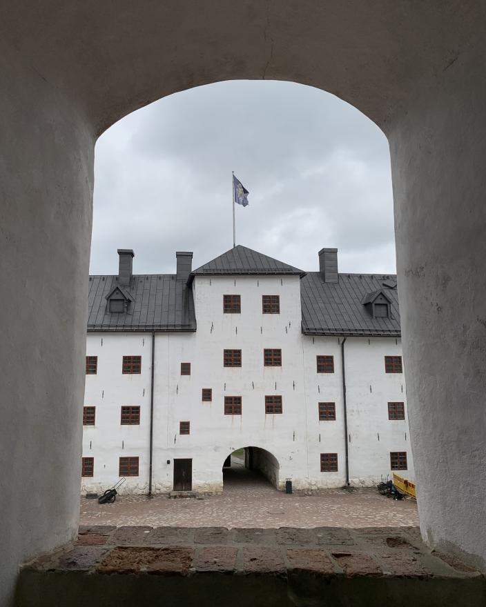 Turun linnan sisäpiha. (Kuva: Lotta Viitala)