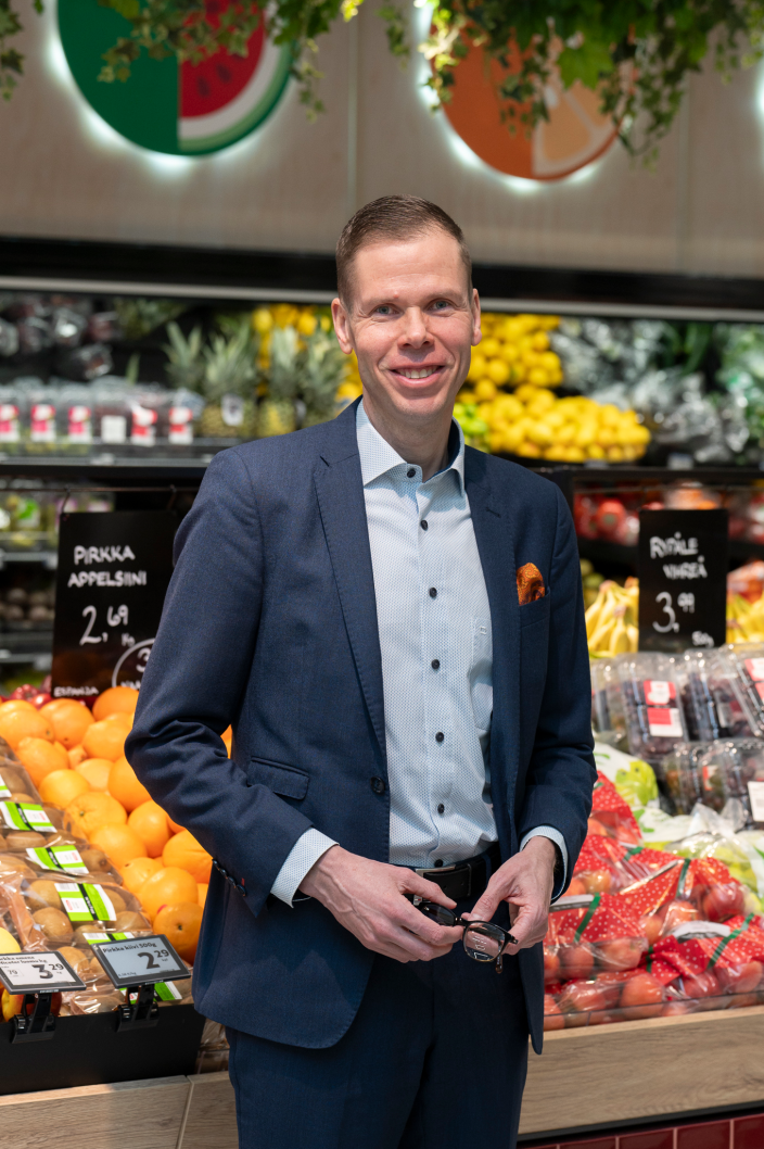 Keskon Varsinais-Suomen aluejohtaja Janne Virtanen.