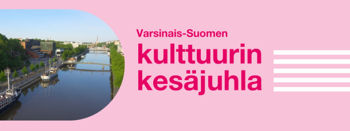 Varsinais-Suomen kulttuurin kesäjuhla -banneri