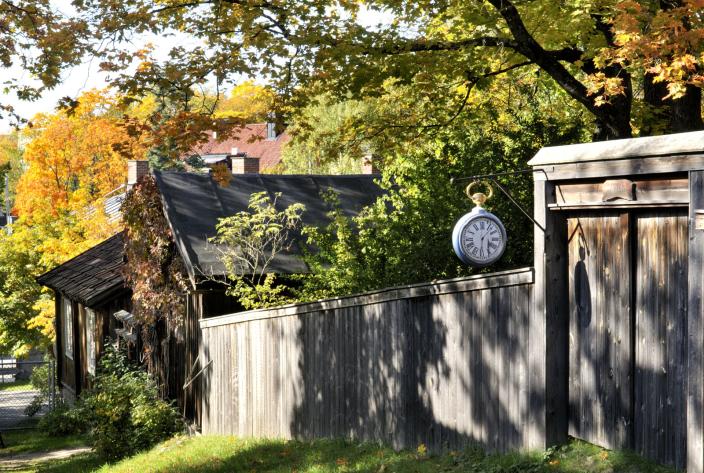 Luostarinmäki syksyllä.