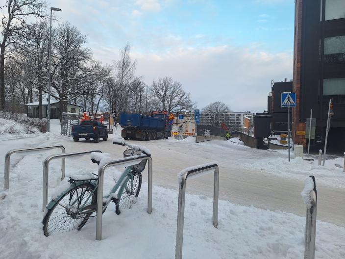 Paavo Nurmen puistotie. (Kuva: Annamari Nurminen)