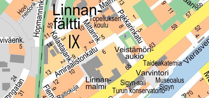 Pakkarinpuisto kartalla