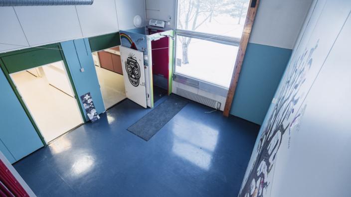 Pansion kisapuiston tila sisältä. (Kuva: Jussi Virkkumaa)