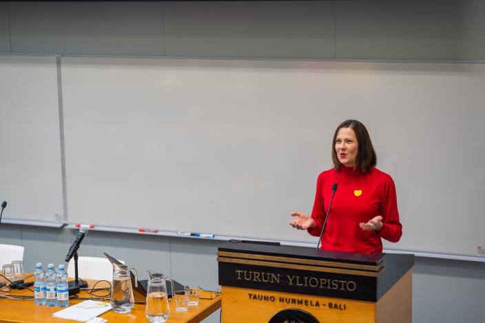 Mayor of Turku, Minna Arve. (Picture: Rabbit Visuals, Jere Satamo)