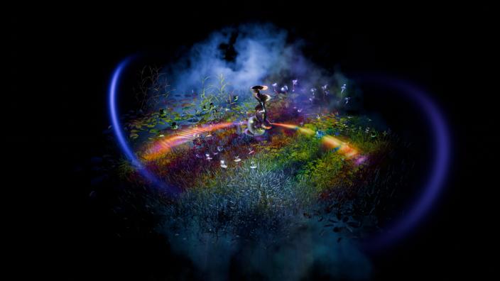 Vahva, maaginen digitaalinen kuva, jossa mystisiä orgaanisia elementtejä. (Kuva: Sabrina Ratté)