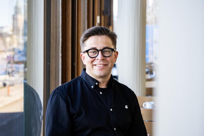 Musiikkitalon johtaja Samppa Rinne (Kuva: Satu Kemppainen)