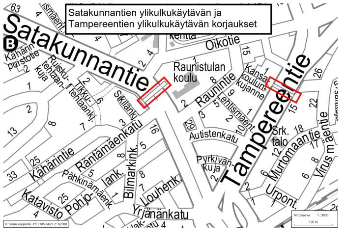 Ylikulkusiltojen korjaukset (Kuva: Turun kaupunki)