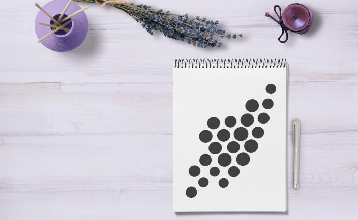 Turun työllisyysalueen logo muistilehtiöllä.