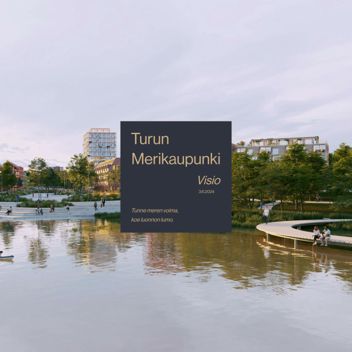 Omslag till Turun Merikaupunki visionpublikation (Kuva: Schauman &amp; Nordgren Architects)