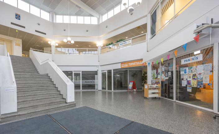 Hövelin kauppakeskuksen sisätilat. (Kuva: Mika Okko)